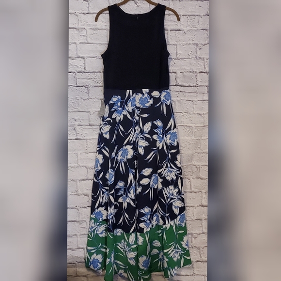 💚Eliza J Sleeveless Fit and Flare Dress - Picture 3 of 5